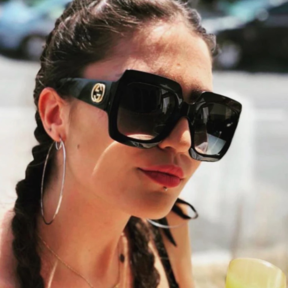 Gucci Oversized Square Sunglasses